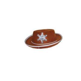 sheriff / cowboy kalap - textil (gyerek méret) 