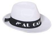 Al Capone - fehér gengszter kalap 