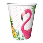 Flamingós műanyag pohár, 2 dl (8 db)